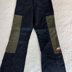 Nike womens Black and Green Pants